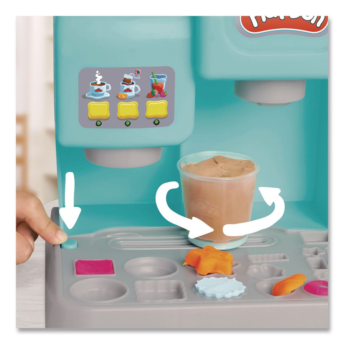 Hasbro Play-Doh Kitchen Creations Colorful Cafe Playset (HSBF4372)