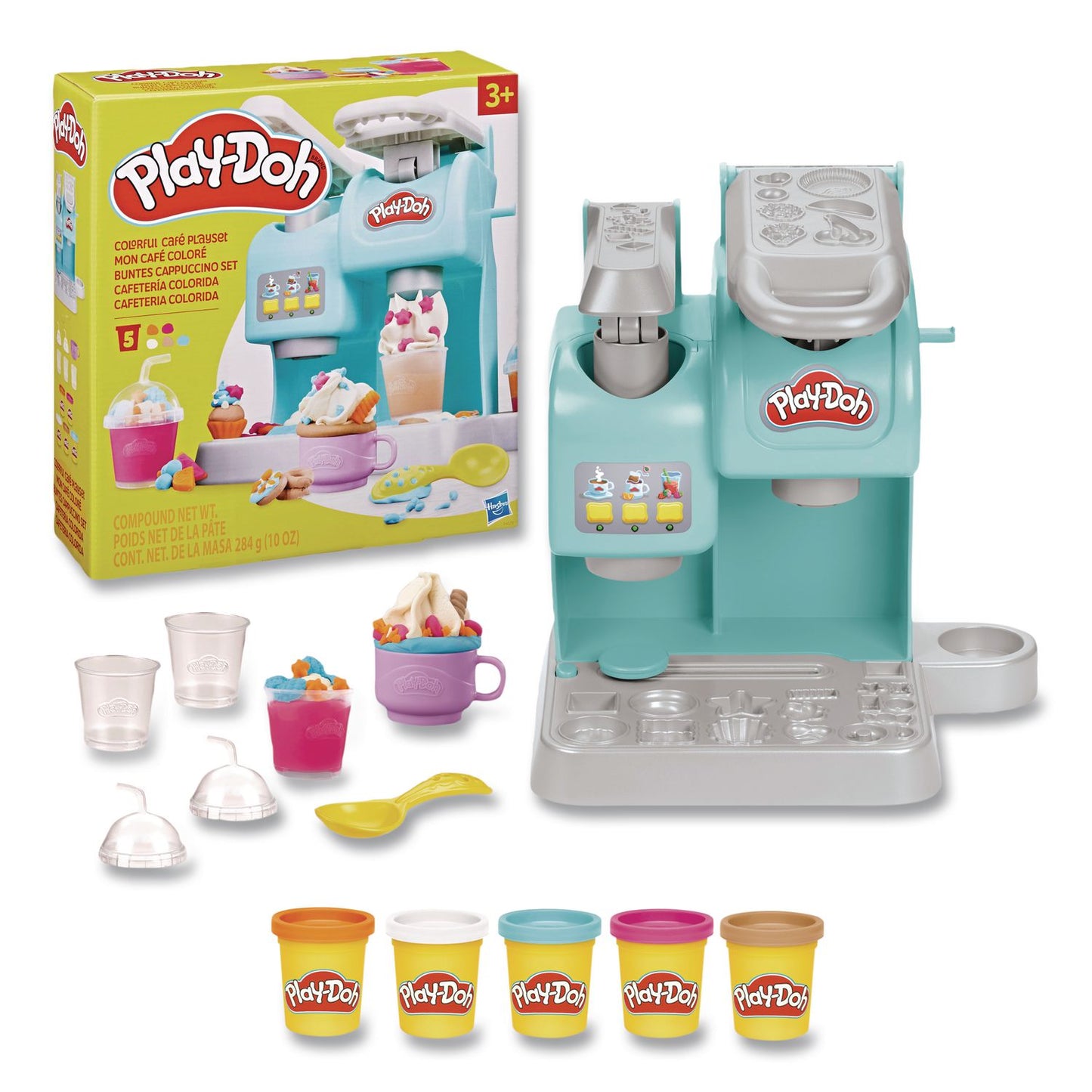 Hasbro Play-Doh Kitchen Creations Colorful Cafe Playset (HSBF4372)