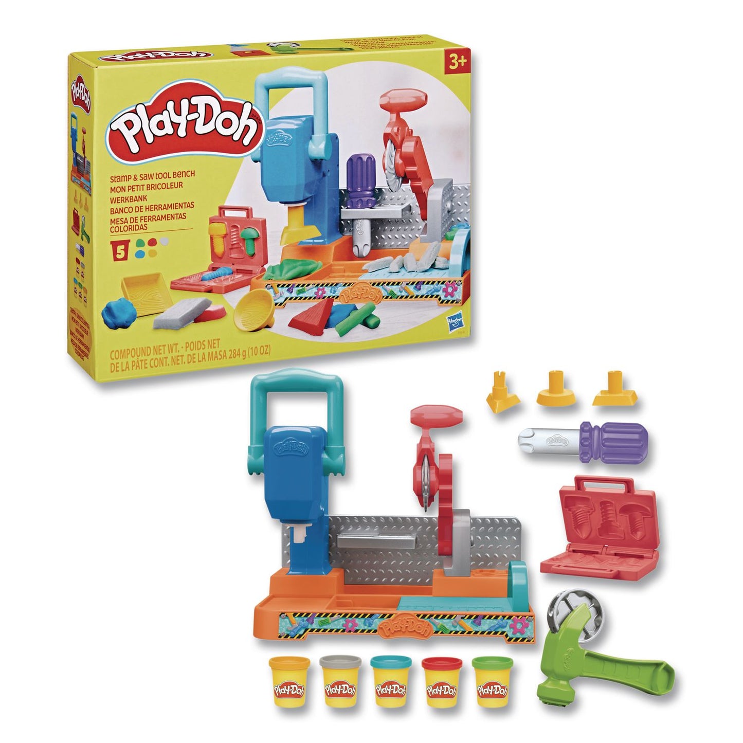 Hasbro Play-Doh Stamp and Saw Tool Bench (HSBF9141)