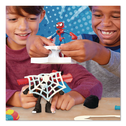 Hasbro Play-Doh Marvel Spider-Man Launch and Slice Battle Playset (HSBF9827)