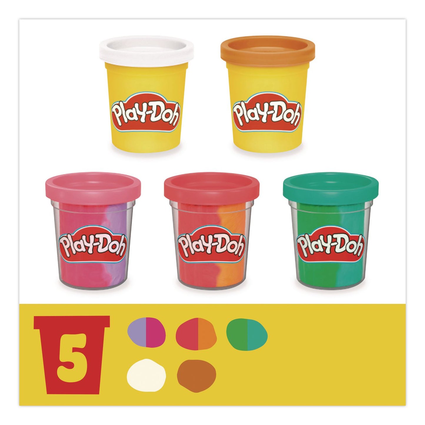 Hasbro Play-Doh Rainbow Swirl Ice Cream Playset (HSBG0028)