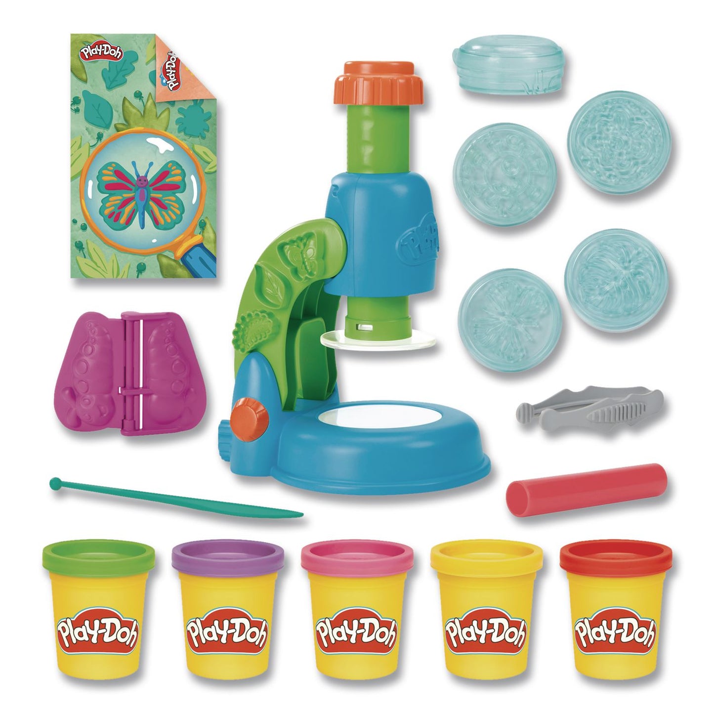 Hasbro Play-Doh Light and Look Microscope Playset (HSBG0494)