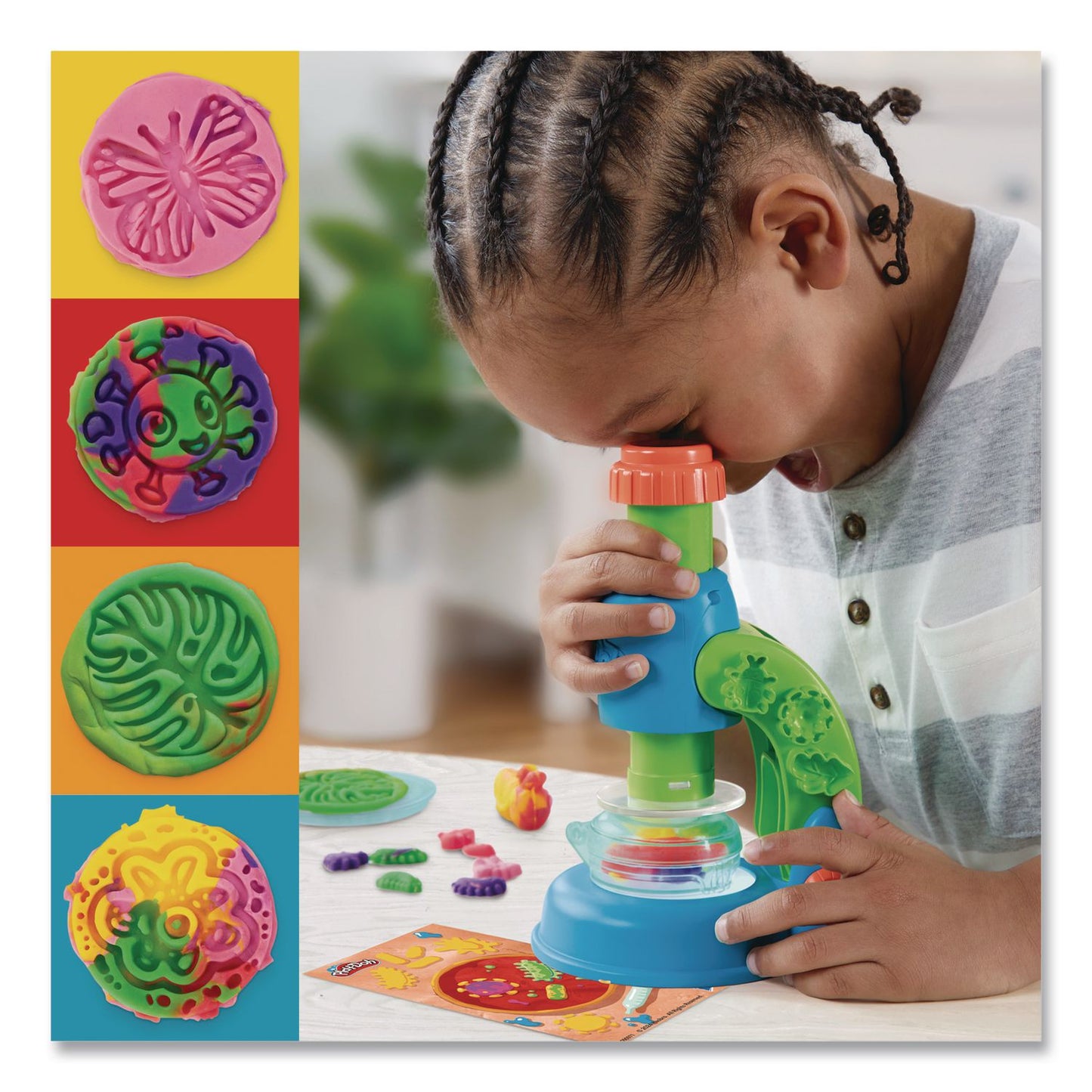 Hasbro Play-Doh Light and Look Microscope Playset (HSBG0494)