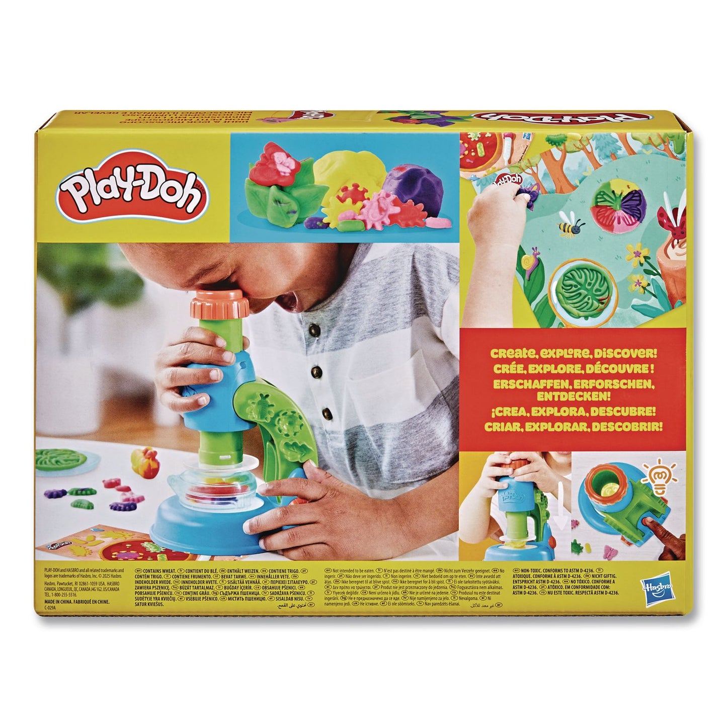 Hasbro Play-Doh Light and Look Microscope Playset (HSBG0494)