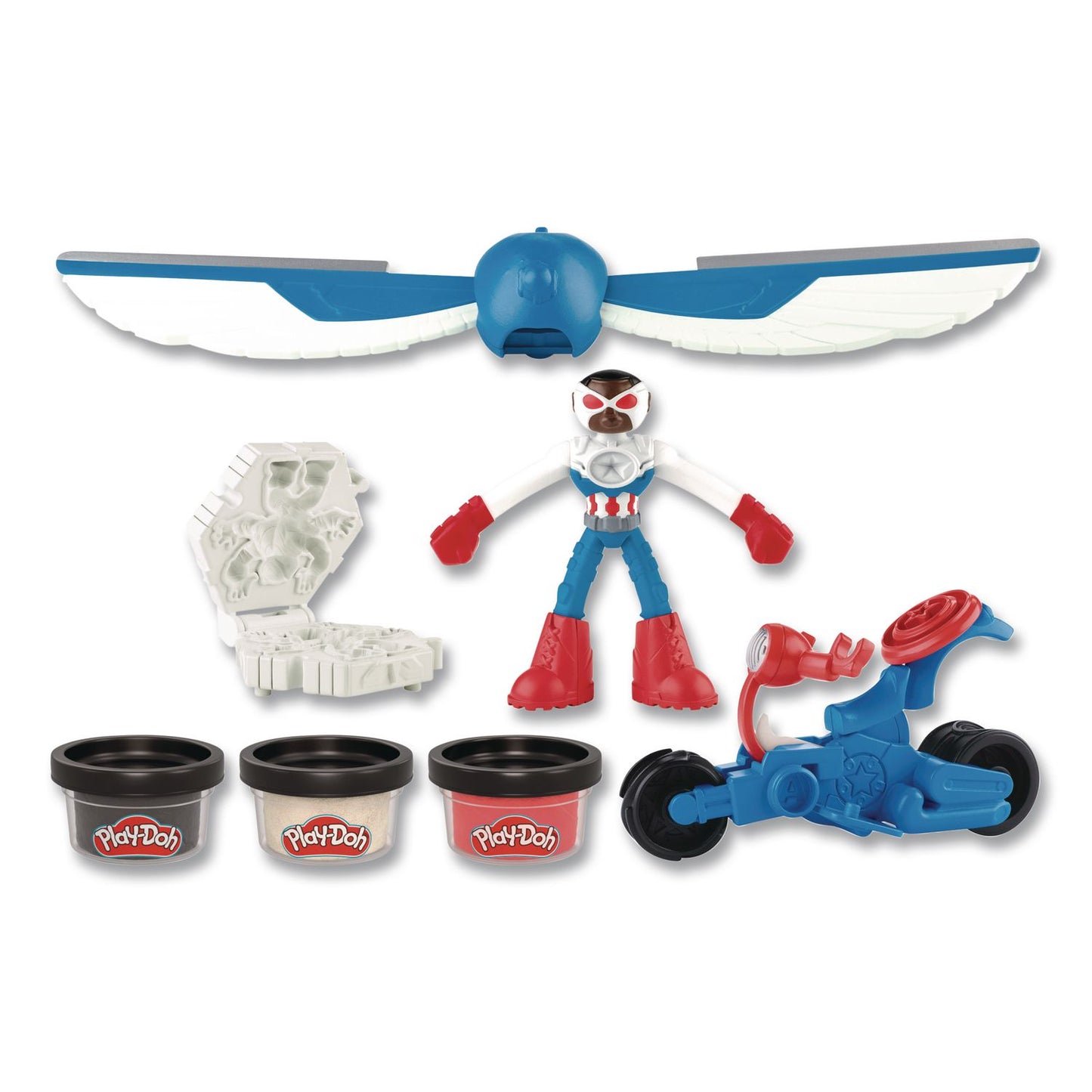 Hasbro Play-Doh Captain America Moto-Slicer Playset (HSBG0555)