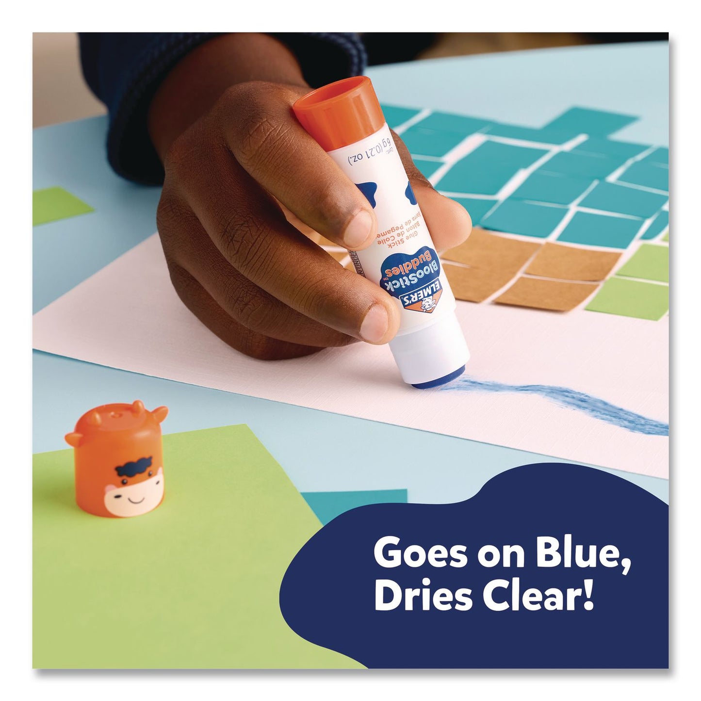 Elmer's® BlooStick Buddies Washable Removable Glue Sticks, 0.21 oz, 4/Pack (EPI2213740)