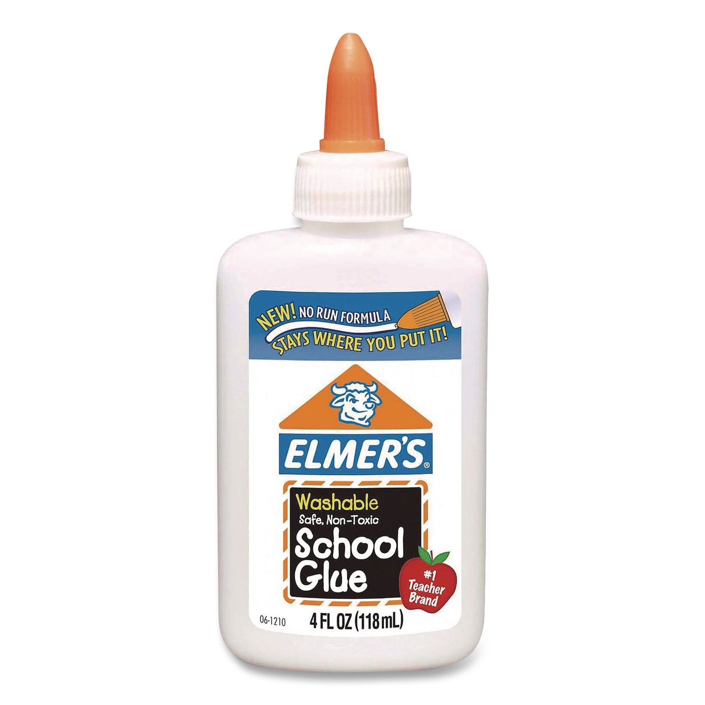 Elmer's® Washable School Glue, 4 oz Bottle, Dries Clear (EPIE304NREA)