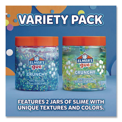 Elmer's® Gue Premade Crunchy Slime, Assorted Colors, 2/Pack (EPI2223183)