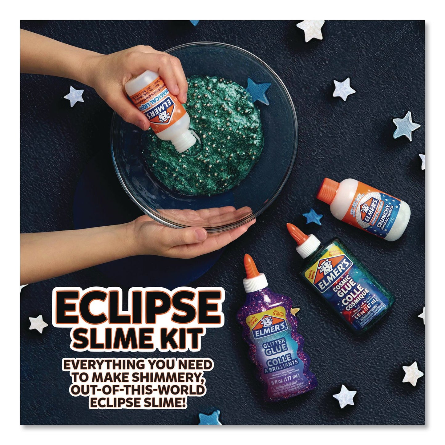 Elmer's® Eclipse Slime Kit, Assorted Colors, 4 Pieces (EPI2223185)