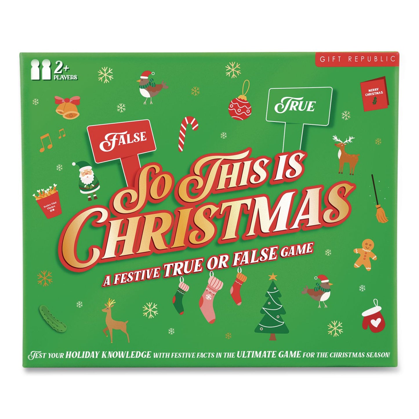 Gift Republic So This Is Christmas True or False Game, 2 or More Players (GFRGR430032)