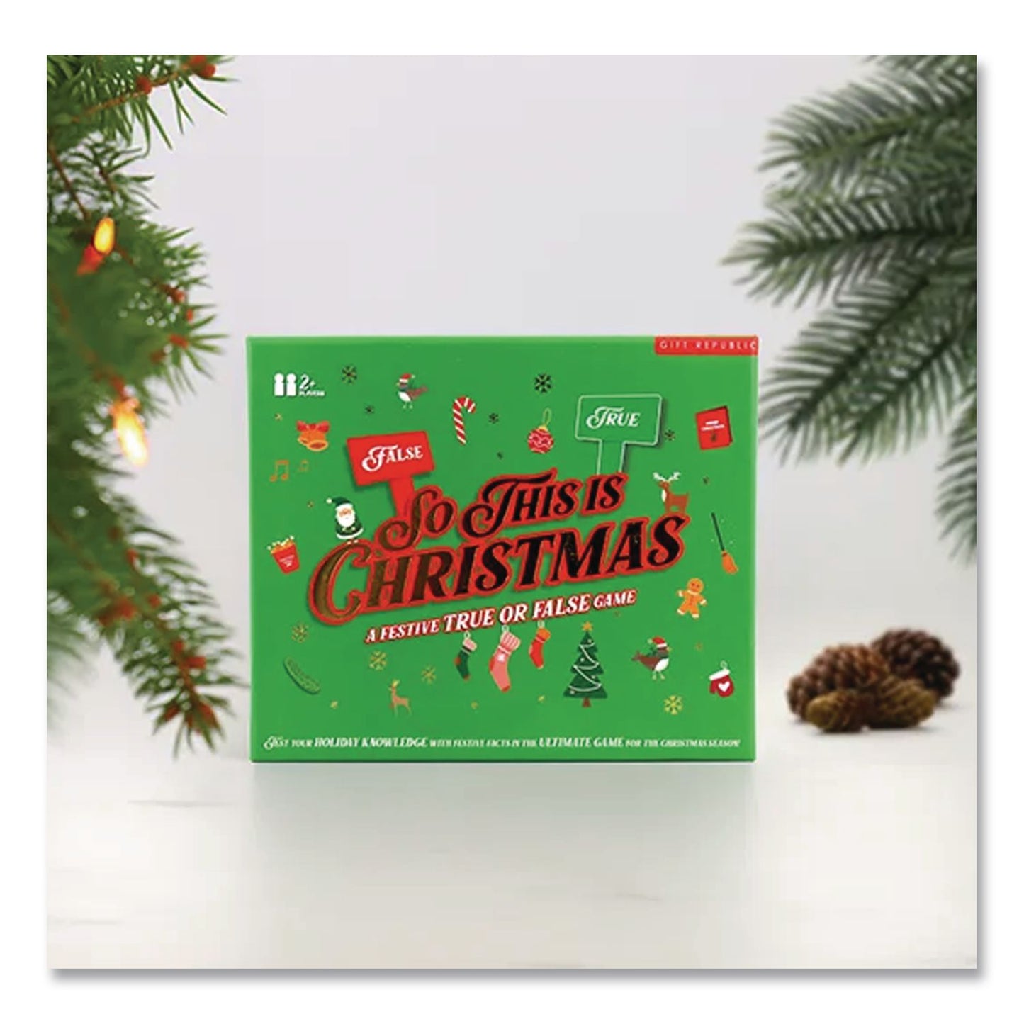 Gift Republic So This Is Christmas True or False Game, 2 or More Players (GFRGR430032)