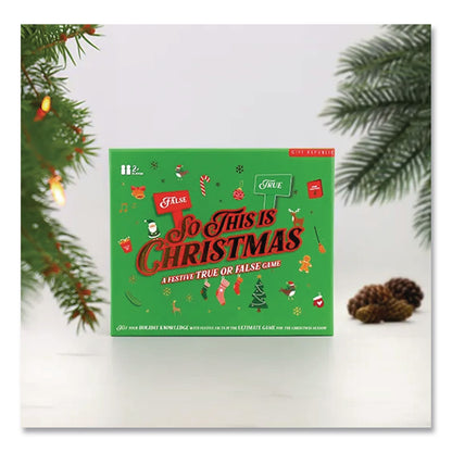 Gift Republic So This Is Christmas True or False Game, 2 or More Players (GFRGR430032)