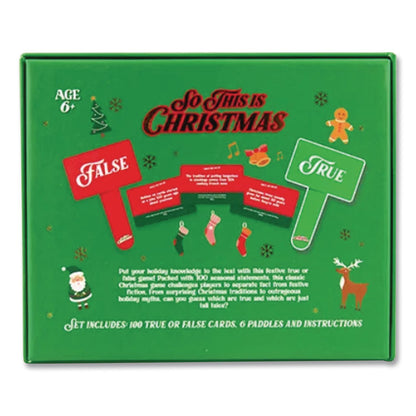 Gift Republic So This Is Christmas True or False Game, 2 or More Players (GFRGR430032)
