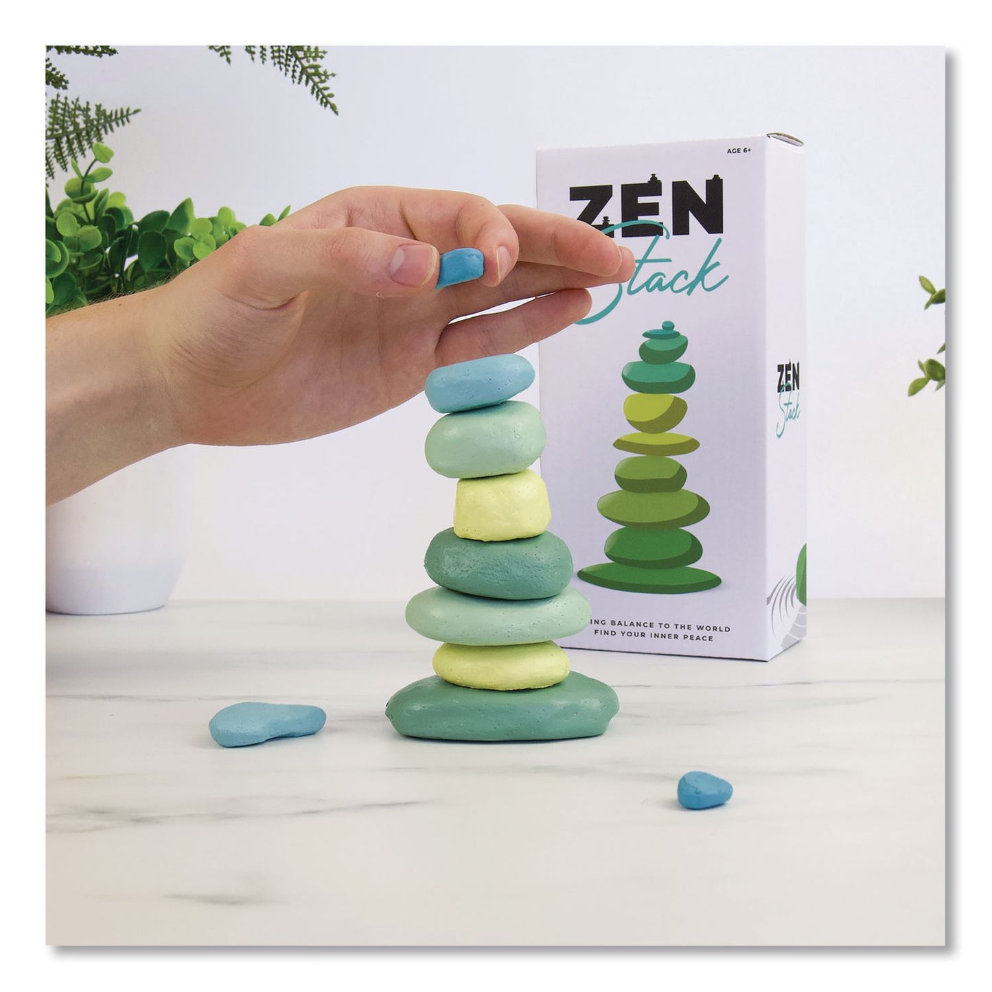 Gift Republic Zen Art Stacking Game, Ages 6 and Up (GFRGR670012)