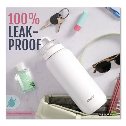 ello® Cooper Stainless Steel Double Wall Insulated Water Bottle, 18 oz, White (LFC47909991006)