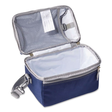 L.L.Bean® Flip-Top Insulated Lunch Box, 9 x 5 x 7, Navy (LLB0SUL721000)