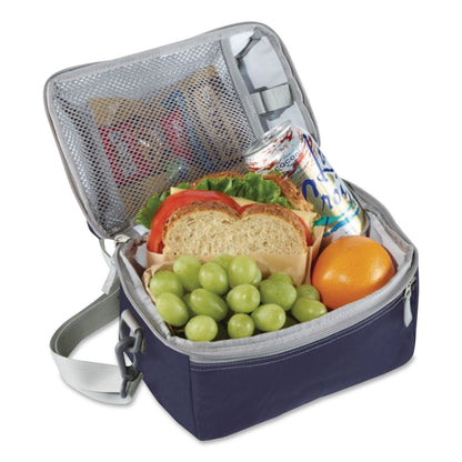 L.L.Bean® Flip-Top Insulated Lunch Box, 9 x 5 x 7, Navy (LLB0SUL721000)