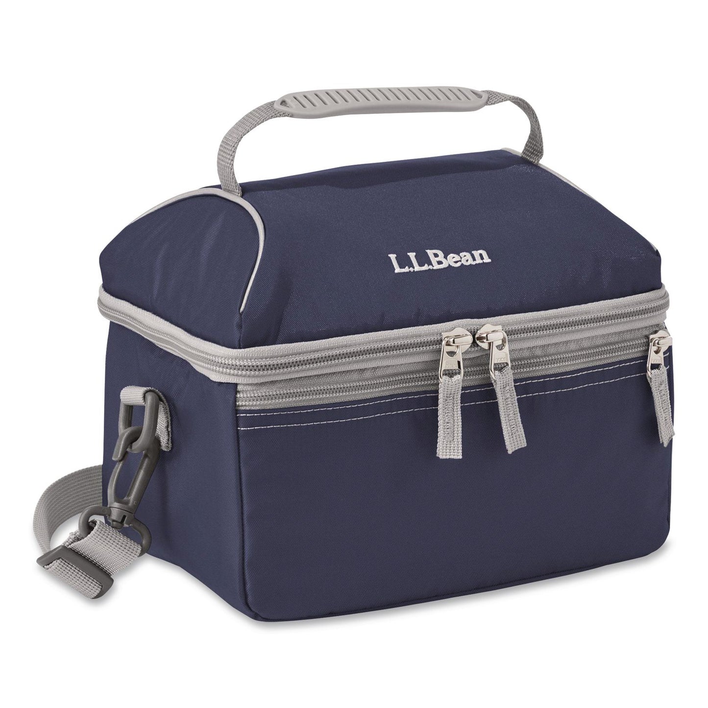 L.L.Bean® Flip-Top Insulated Lunch Box, 9 x 5 x 7, Navy (LLB0SUL721000)