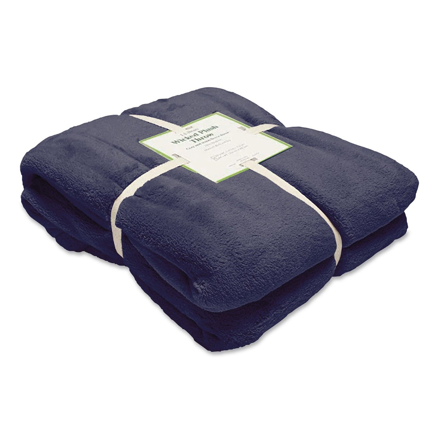 L.L.Bean® Wicked Plush Throw, 60 x 80, Navy (LLB30278274)