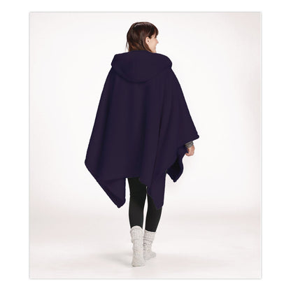 L.L.Bean® Cozy Sherpa Wearable Throw, 58 x 60, Navy (LLB51484674)