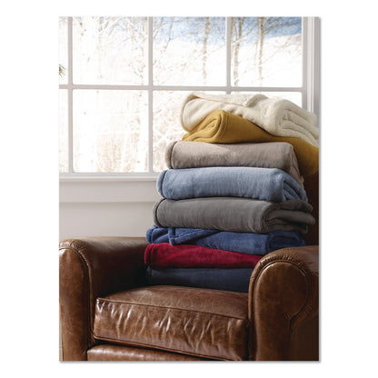 L.L.Bean® Wicked Plush Throw, 60 x 80, Antique White (LLB302782455)