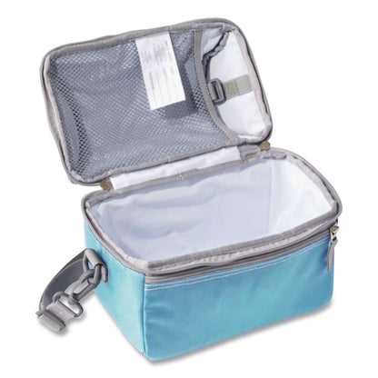 L.L.Bean® Flip-Top Insulated Lunch Box, 9 x 5 x 7, Surf Blue (LLB502871704)