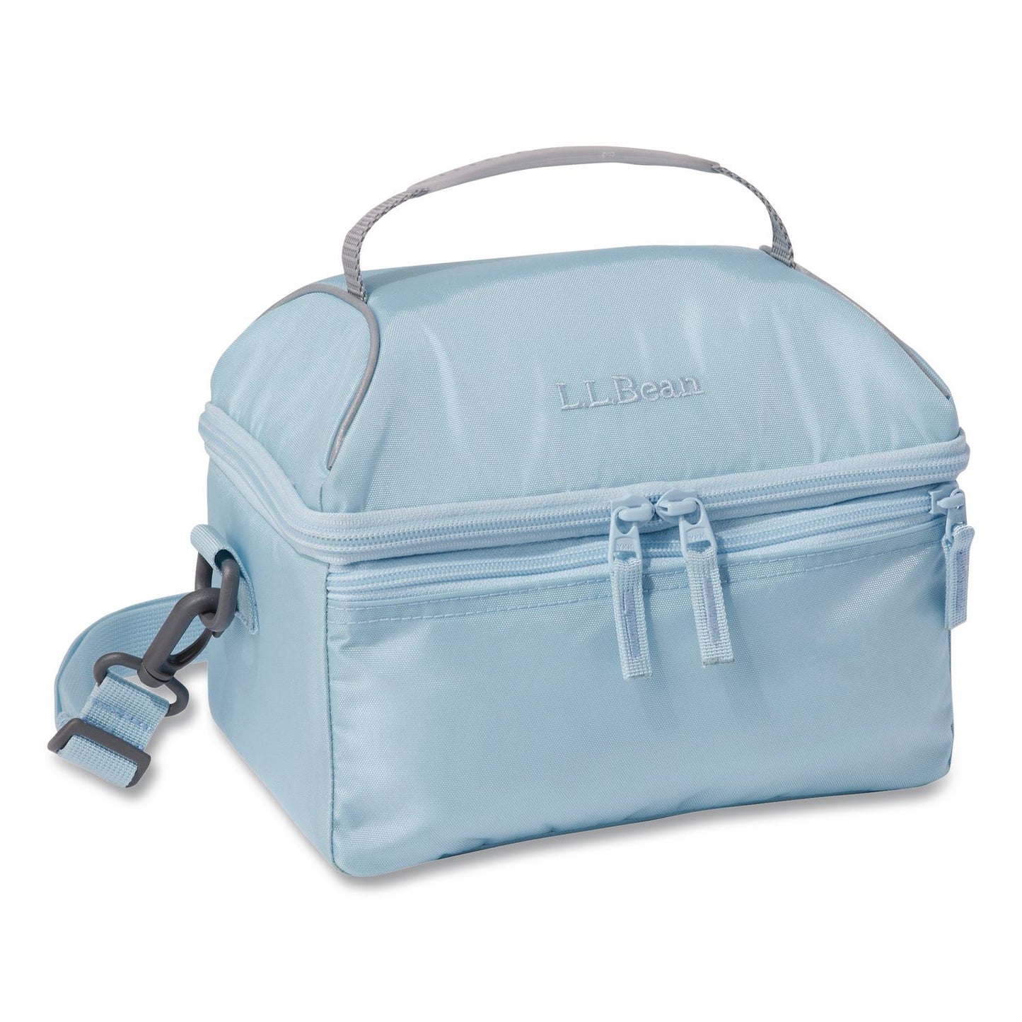 L.L.Bean® Flip-Top Insulated Lunch Box, 9 x 5 x 7, Surf Blue (LLB502871704)