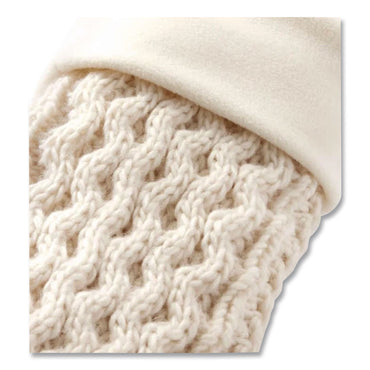 L.L.Bean® Fisherman's Knit Christmas Stocking, 7.5 x 24, Cream (LLB521380459)