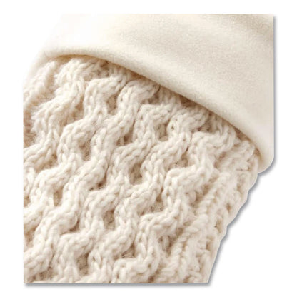 L.L.Bean® Fisherman's Knit Christmas Stocking, 7.5 x 24, Cream (LLB521380459)