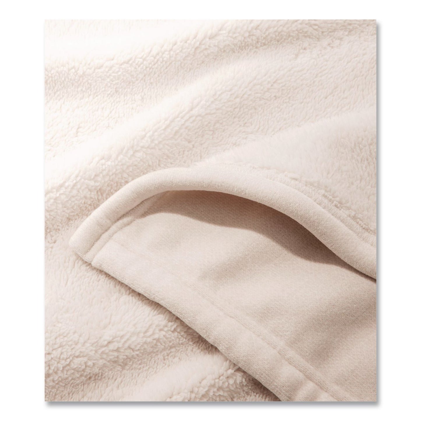 L.L.Bean® Cozy Chenille Wearable Throw, 58 x 60, Cream (LLB523884459)