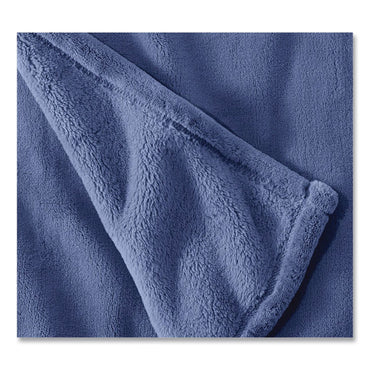 L.L.Bean® Wicked Plush Throw, 50 x 60, Deep Blue (LLB3027811498)