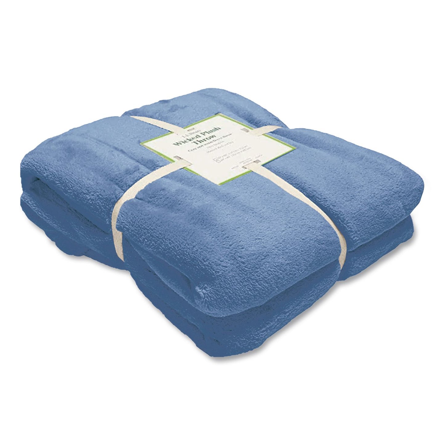 L.L.Bean® Wicked Plush Throw, 60 x 80, Deep Blue (LLB3027821498)