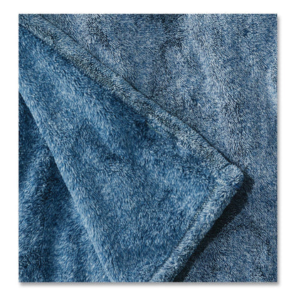 L.L.Bean® Wicked Plush Throw, 60 x 80, Bayside Blue Heather (LLB3027825845)
