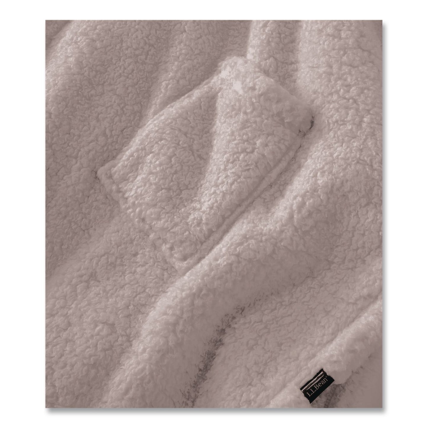 L.L.Bean® Cozy Sherpa Wearable Throw, 58 x 60, Gray (LLB5148468281)