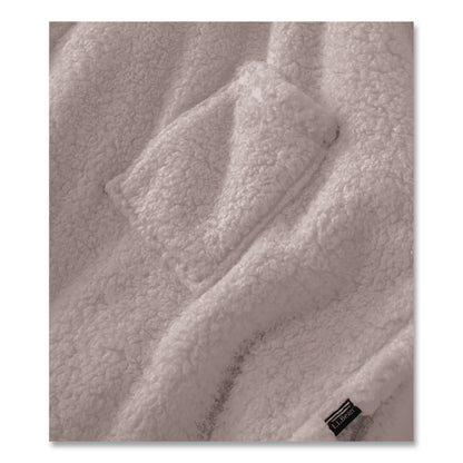 L.L.Bean® Cozy Sherpa Wearable Throw, 58 x 60, Gray (LLB5148468281)