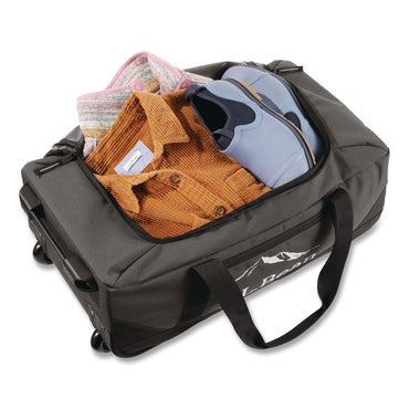 L.L.Bean® Adventure 22" Polyester Telescoping Carry-On Travel Duffel with Wheels, 22 x 12 x 9, Alloy Gray (LLB52071138374)