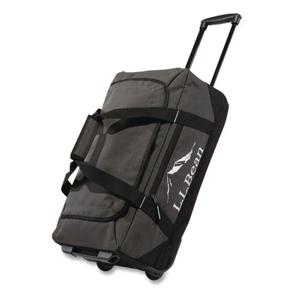 L.L.Bean® Adventure 22" Polyester Telescoping Carry-On Travel Duffel with Wheels, 22 x 12 x 9, Alloy Gray (LLB52071138374)