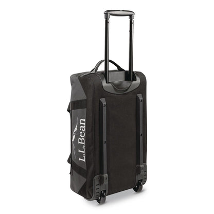 L.L.Bean® Adventure 22" Polyester Telescoping Carry-On Travel Duffel with Wheels, 22 x 12 x 9, Alloy Gray (LLB52071138374)