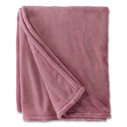 L.L.Bean® Wicked Plush Throw, 50 x 60, Washed Orchid (LLB30278141255)