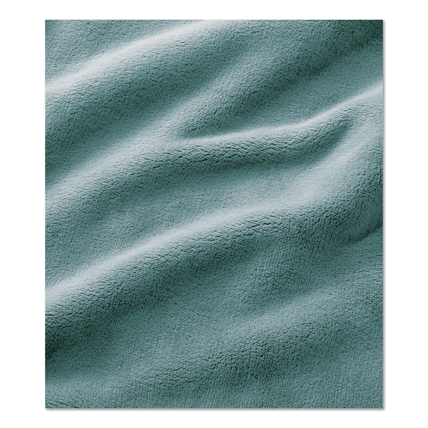 L.L.Bean® Wicked Plush Throw, 50 x 60, Coastal Aqua (LLB30278156594)