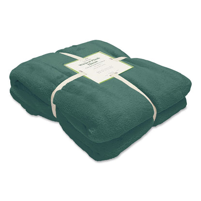 L.L.Bean® Wicked Plush Throw, 50 x 60, Coastal Aqua (LLB30278156594)