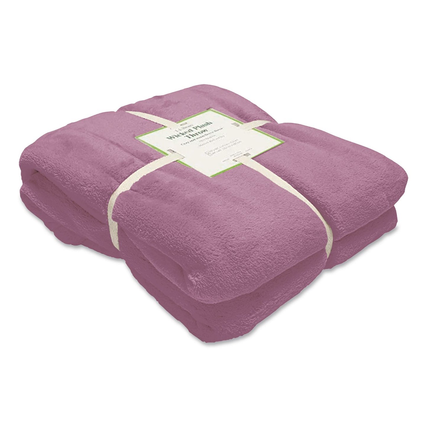 L.L.Bean® Wicked Plush Throw, 60 x 80, Washed Orchid (LLB30278241255)