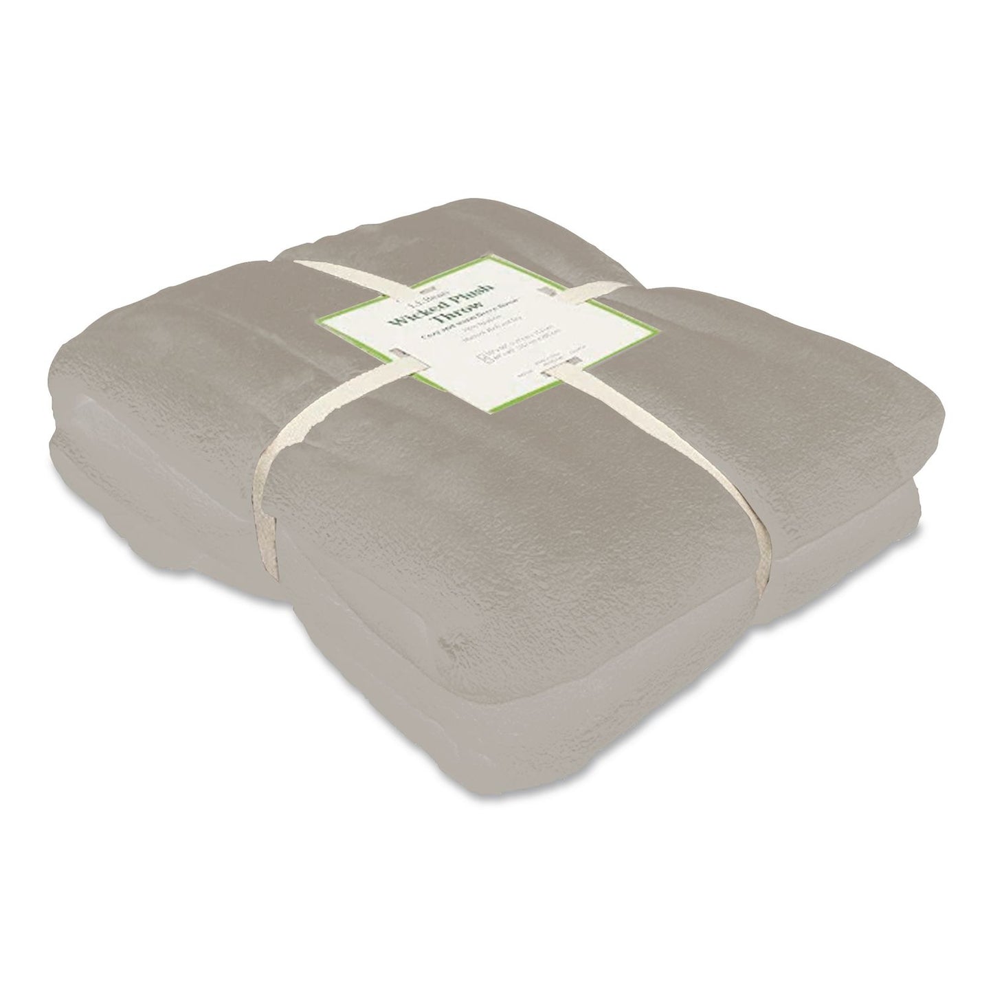 L.L.Bean® Wicked Plush Throw, 60 x 80, Woodsmoke (LLB30278244281)