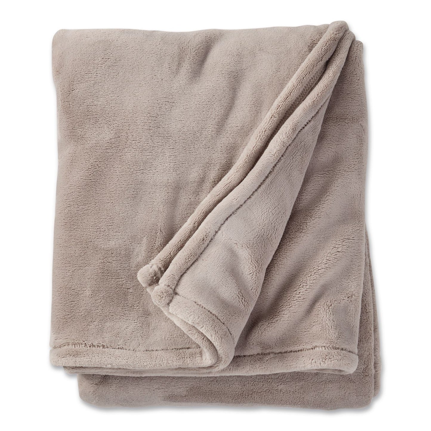 L.L.Bean® Wicked Plush Throw, 60 x 80, Woodsmoke (LLB30278244281)