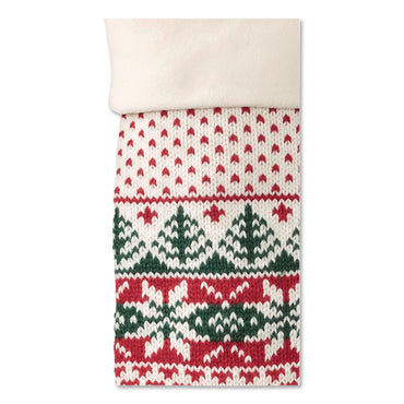 L.L.Bean® Fair Isle Christmas Stocking, 7.5 x 24, Cream Fair Isle Print (LLB52138238730)