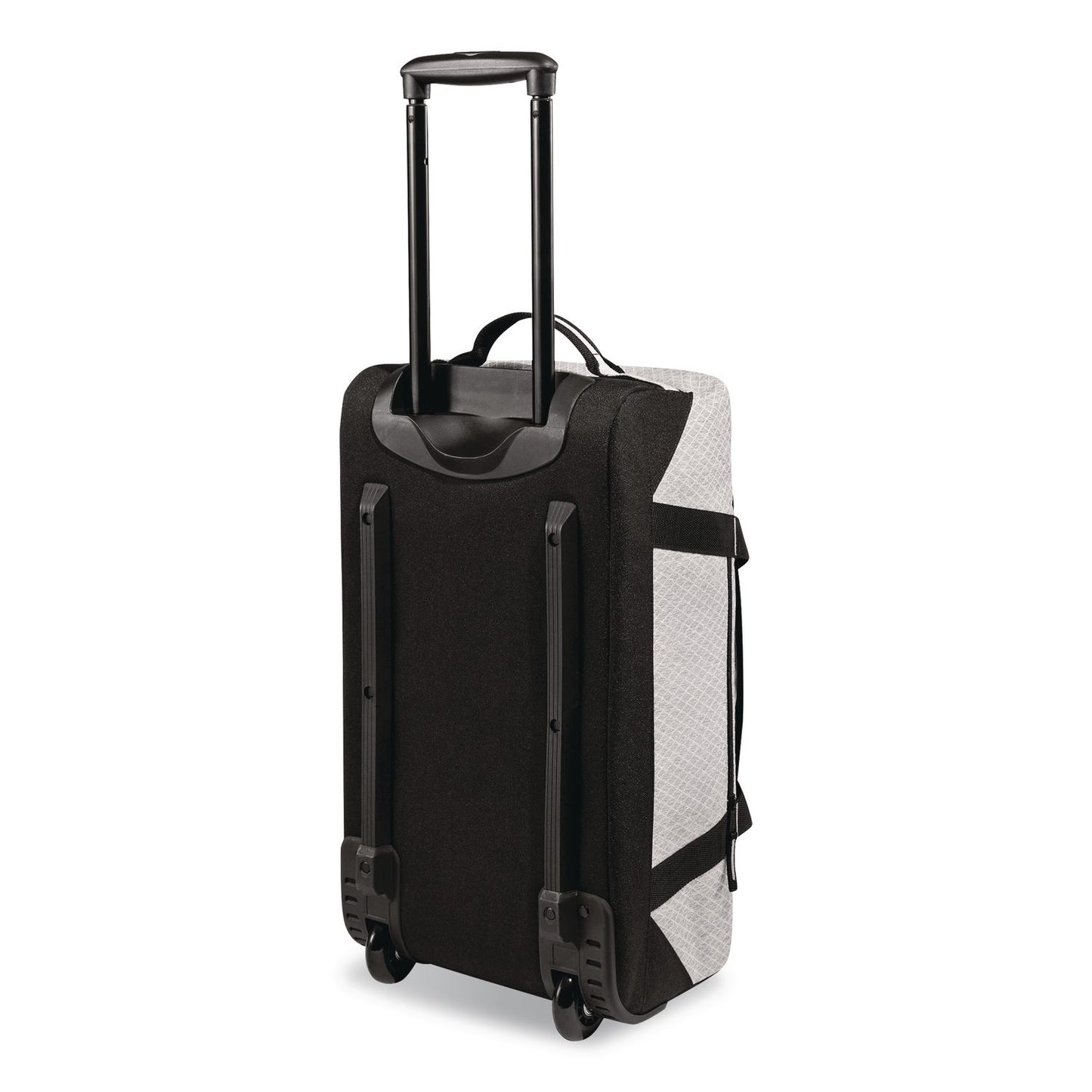 L.L.Bean® Adventure 22" Polyester Telescoping Carry-On Travel Duffel with Wheels, 22 x 12 x 9, Heather Gray Diamond (LLB52071155324)