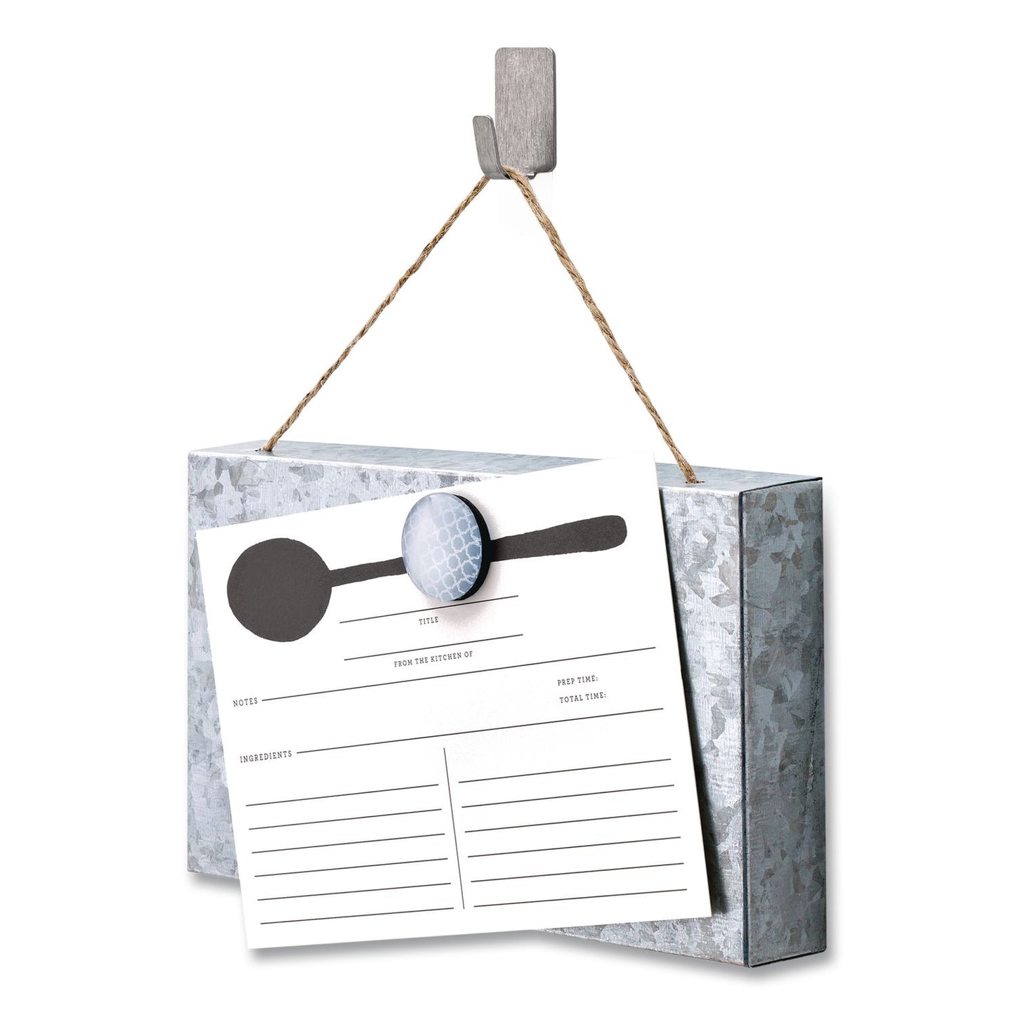 Command™ Small Stainless Steel Metal Hooks, Metal, Silver, Supports 0.5 lb, 4/Pack (MMM17031SS4ESF)