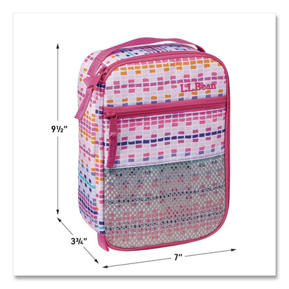 L.L.Bean® Insulated Lunch Bag, 7 x 3.75 x 9.5, Hibiscus Dash (LLB50447455910)