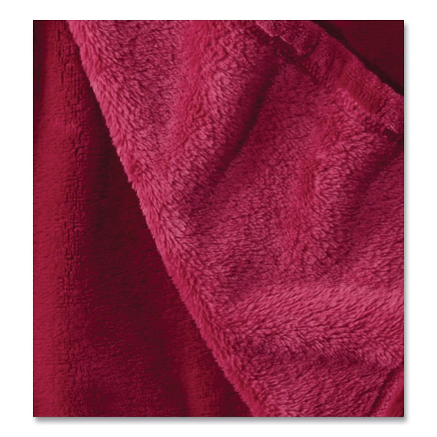 L.L.Bean® Wicket Plush Throw, 50 x 60, Mountain Red (LLB302781440)
