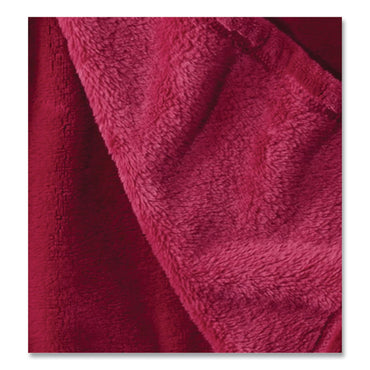 L.L.Bean® Wicket Plush Throw, 50 x 60, Mountain Red (LLB302781440)